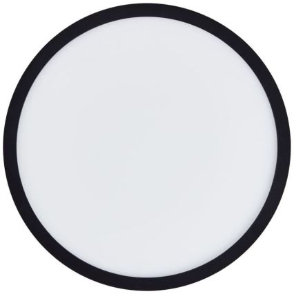 Brilliant - LED Stmívatelné stropní svítidlo SORELL LED/18W/230V 3000-6500K pr. 29 cm černá + dálkové ovládání
