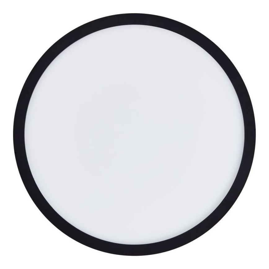 Brilliant - LED Stmívatelné stropní svítidlo SORELL LED/18W/230V 3000-6500K pr. 29 cm černá + dálkové ovládání
