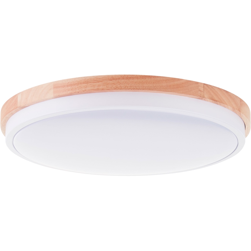 Brilliant - LED Stmívatelné stropní svítidlo BAARLO LED/24W/230V pr. 35 cm bílá/gumovník - FSC certifikováno