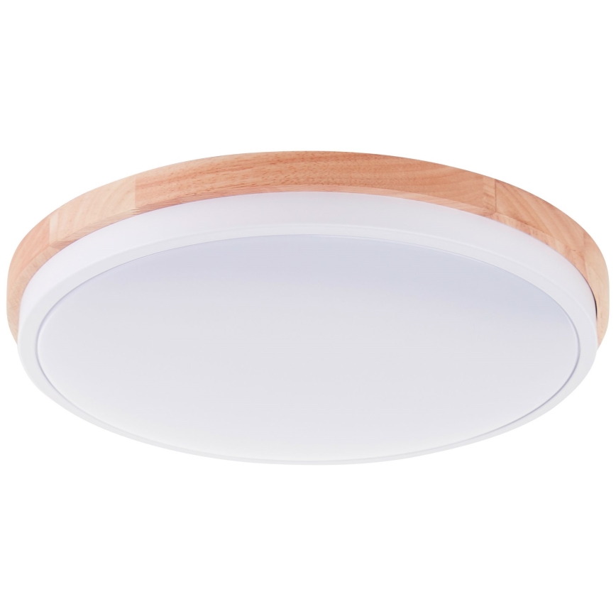 Brilliant - LED Stmívatelné stropní svítidlo BAARLO LED/24W/230V pr. 35 cm bílá/gumovník - FSC certifikováno