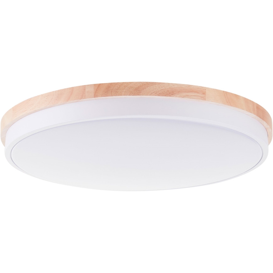 Brilliant - LED Stmívatelné stropní svítidlo BAARLO LED/36W/230V 3000-6500K pr. 50 cm bílá/gumovník + dálkové ovládání - FSC certifikováno