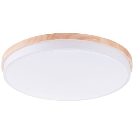 Brilliant - LED Stmívatelné stropní svítidlo BAARLO LED/36W/230V 3000-6500K pr. 50 cm bílá/gumovník + dálkové ovládání - FSC certifikováno