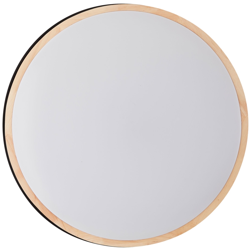 Brilliant - LED Stmívatelné stropní svítidlo BAARLO LED/36W/230V 3000-6500K pr. 50 cm černá/gumovník + dálkové ovládání - FSC certifikováno