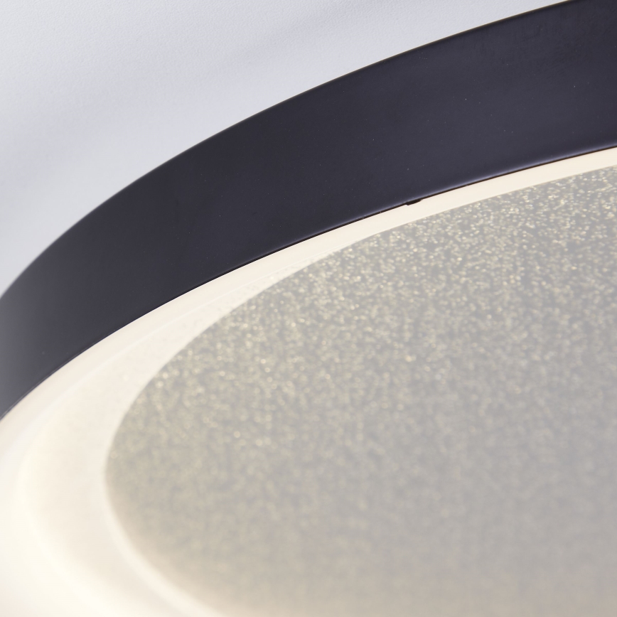 Brilliant - LED Stmívatelné stropní svítidlo QUITO LED/30W/230V 3000K pr. 42 cm černá