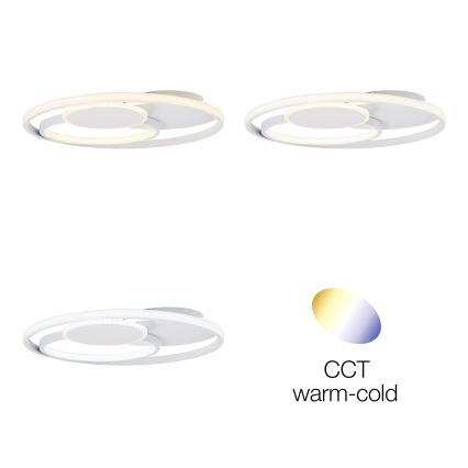 Brilliant - LED Stmívatelné stropní svítidlo RUNDA LED/50W/230V 3000-6500K bílá + dálkové ovládání