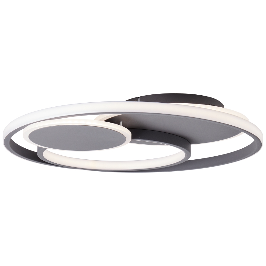 Brilliant - LED Stmívatelné stropní svítidlo RUNDA LED/50W/230V 3000-6500K černá + dálkové ovládání