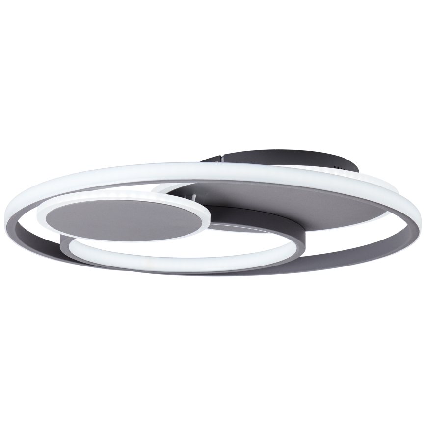 Brilliant - LED Stmívatelné stropní svítidlo RUNDA LED/50W/230V 3000-6500K černá + dálkové ovládání