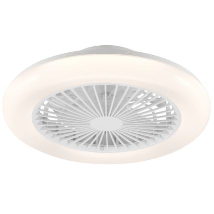 Brilliant - LED Stmívatelné stropní svítidlo s ventilátorem MONTERO LED/20W/230V 2700-6500K pr. 42 cm bílá + dálkové ovládání