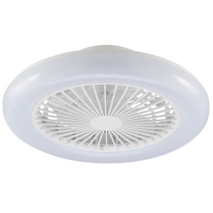 Brilliant - LED Stmívatelné stropní svítidlo s ventilátorem MONTERO LED/20W/230V 2700-6500K pr. 42 cm bílá + dálkové ovládání