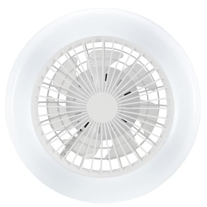 Brilliant - LED Stmívatelné stropní svítidlo s ventilátorem MONTERO LED/20W/230V 2700-6500K pr. 42 cm bílá + dálkové ovládání