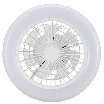 Brilliant - LED Stmívatelné stropní svítidlo s ventilátorem MONTERO LED/20W/230V 2700-6500K pr. 42 cm bílá + dálkové ovládání