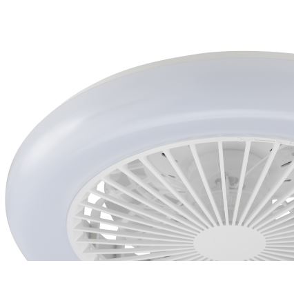 Brilliant - LED Stmívatelné stropní svítidlo s ventilátorem MONTERO LED/20W/230V 2700-6500K pr. 42 cm bílá + dálkové ovládání
