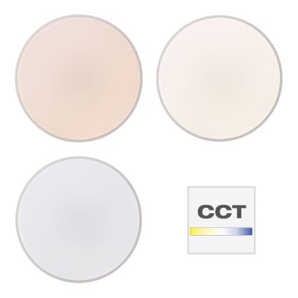 Brilliant - LED Stmívatelné stropní svítidlo SLIMLINE LED/60W/230V 3000-6500K pr. 49 cm bílá + dálkové ovládání
