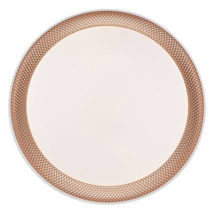 Brilliant - LED Stmívatelné stropní svítidlo WALDO LED/24W/230V 3000-6500K pr. 38,5 cm bílá/rose gold + dálkové ovládání