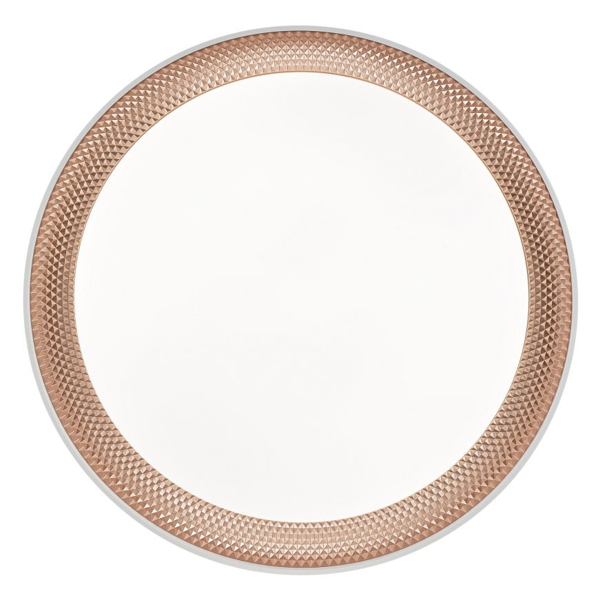 Brilliant - LED Stmívatelné stropní svítidlo WALDO LED/24W/230V 3000-6500K pr. 38,5 cm bílá/rose gold + dálkové ovládání