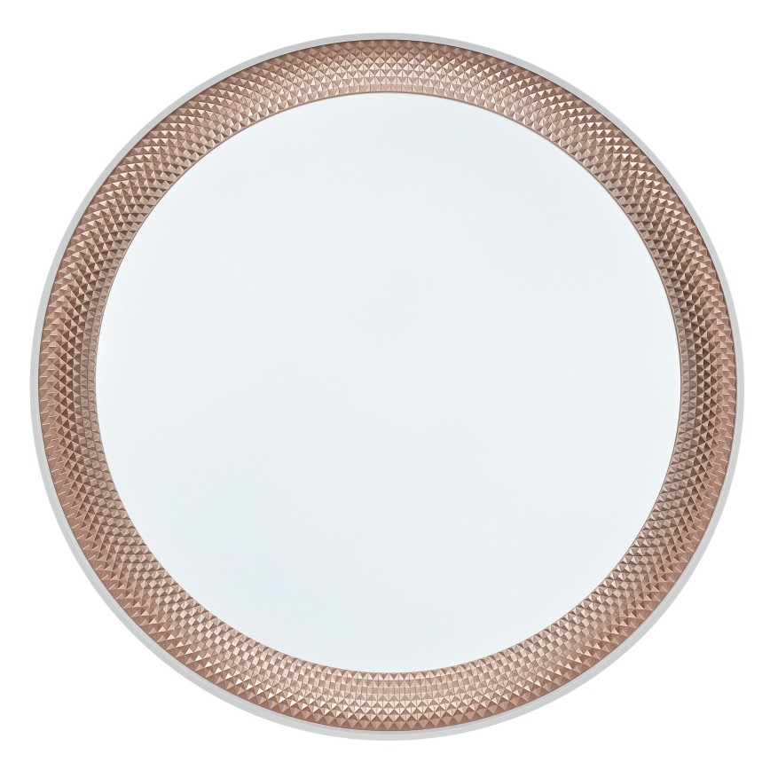Brilliant - LED Stmívatelné stropní svítidlo WALDO LED/24W/230V 3000-6500K pr. 38,5 cm bílá/rose gold + dálkové ovládání