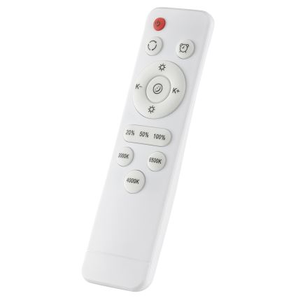 Brilliant - LED Stmívatelné stropní svítidlo WALDO LED/24W/230V 3000-6500K pr. 38,5 cm bílá/rose gold + dálkové ovládání
