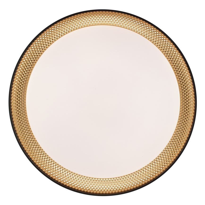 Brilliant - LED Stmívatelné stropní svítidlo WALDO LED/24W/230V 3000-6500K pr. 38,5 cm černá/zlatá + dálkové ovládání