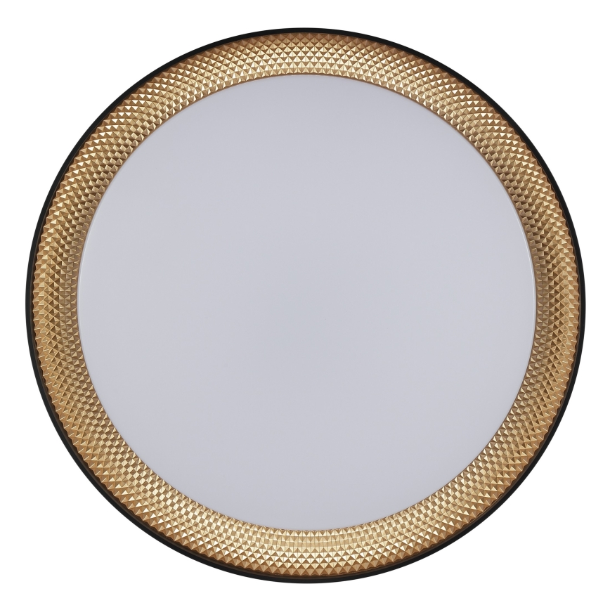 Brilliant - LED Stmívatelné stropní svítidlo WALDO LED/24W/230V 3000-6500K pr. 38,5 cm černá/zlatá + dálkové ovládání