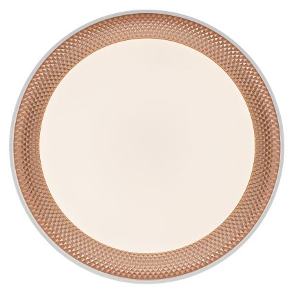 Brilliant - LED Stmívatelné stropní svítidlo WALDO LED/36W/230V 3000-6500K pr. 48,5 cm bílá/rose gold + dálkové ovládání
