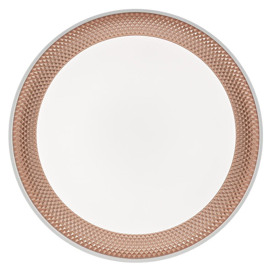 Brilliant - LED Stmívatelné stropní svítidlo WALDO LED/36W/230V 3000-6500K pr. 48,5 cm bílá/rose gold + dálkové ovládání