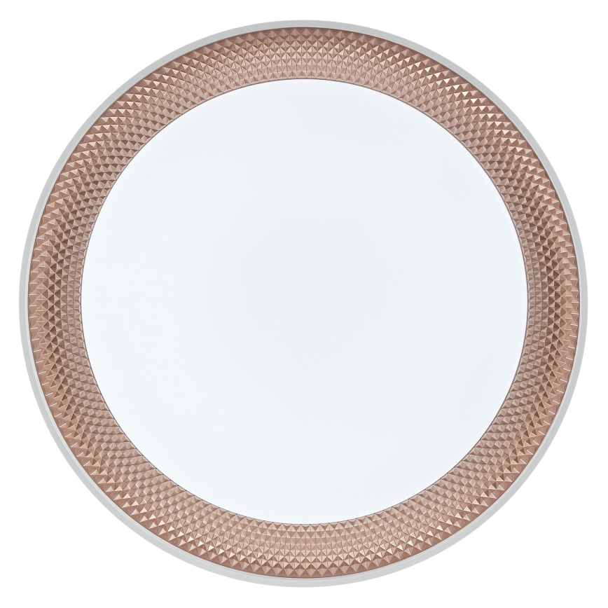 Brilliant - LED Stmívatelné stropní svítidlo WALDO LED/36W/230V 3000-6500K pr. 48,5 cm bílá/rose gold + dálkové ovládání