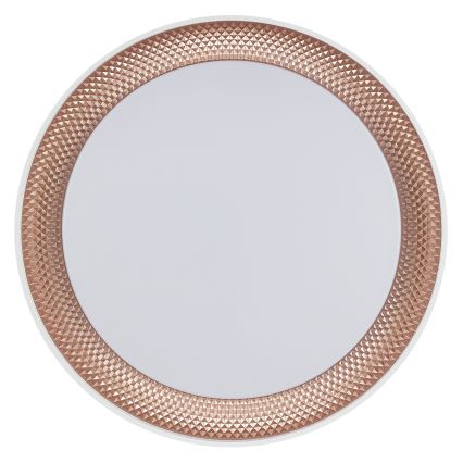 Brilliant - LED Stmívatelné stropní svítidlo WALDO LED/36W/230V 3000-6500K pr. 48,5 cm bílá/rose gold + dálkové ovládání