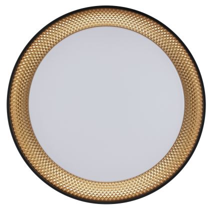 Brilliant - LED Stmívatelné stropní svítidlo WALDO LED/36W/230V 3000-6500K pr. 48,5 cm černá/zlatá + dálkové ovládání