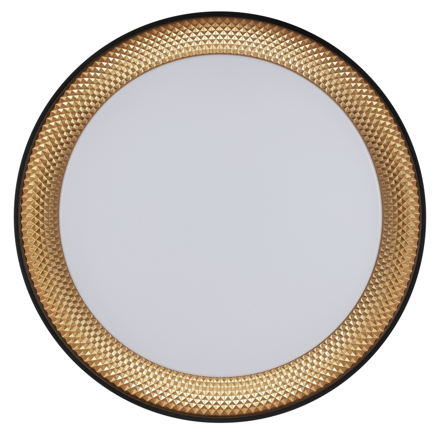Brilliant - LED Stmívatelné stropní svítidlo WALDO LED/36W/230V 3000-6500K pr. 48,5 cm černá/zlatá + dálkové ovládání