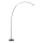 Brilliant - LED Stmívatelná dotyková stojací lampa BOW LED/14W/230V 3000/4000/6500K černá