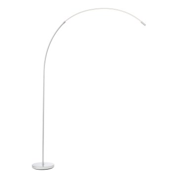Brilliant - LED Stmívatelná dotyková stojací lampa BOW LED/14W/230V 3000/4000/6500K matný chrom