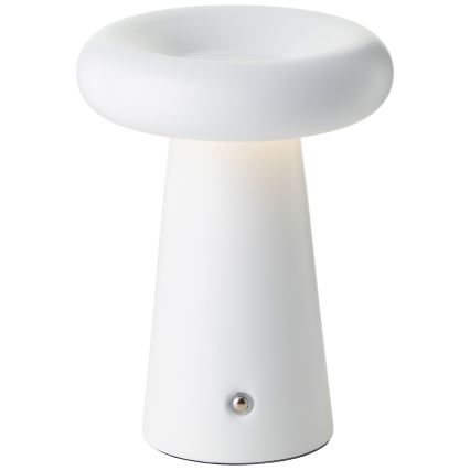 Brilliant - LED Stmívatelná dotyková venkovní stolní lampa MUFFIN LED/3W/5V USB IP44 bílá
