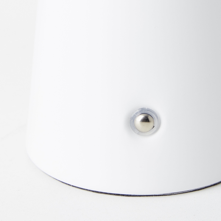 Brilliant - LED Stmívatelná dotyková venkovní stolní lampa MUFFIN LED/3W/5V USB IP44 bílá