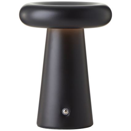 Brilliant - LED Stmívatelná dotyková venkovní stolní lampa MUFFIN LED/3W/5V USB IP44 černá