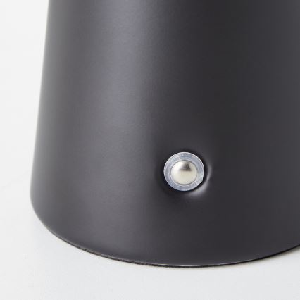 Brilliant - LED Stmívatelná dotyková venkovní stolní lampa MUFFIN LED/3W/5V USB IP44 černá