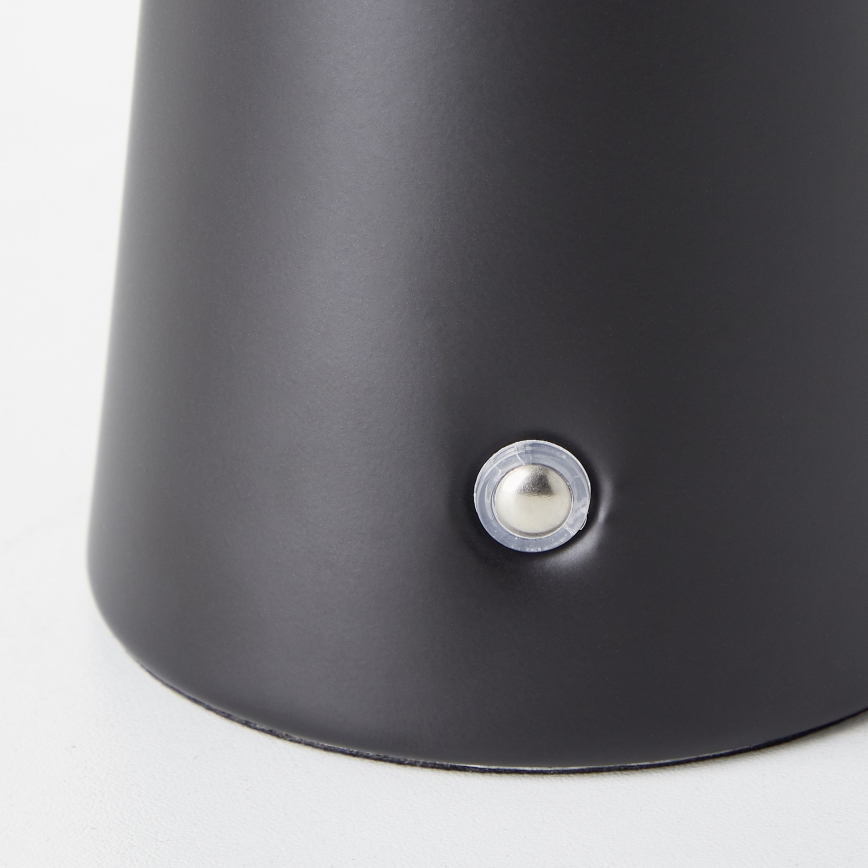 Brilliant - LED Stmívatelná dotyková venkovní stolní lampa MUFFIN LED/3W/5V USB IP44 černá