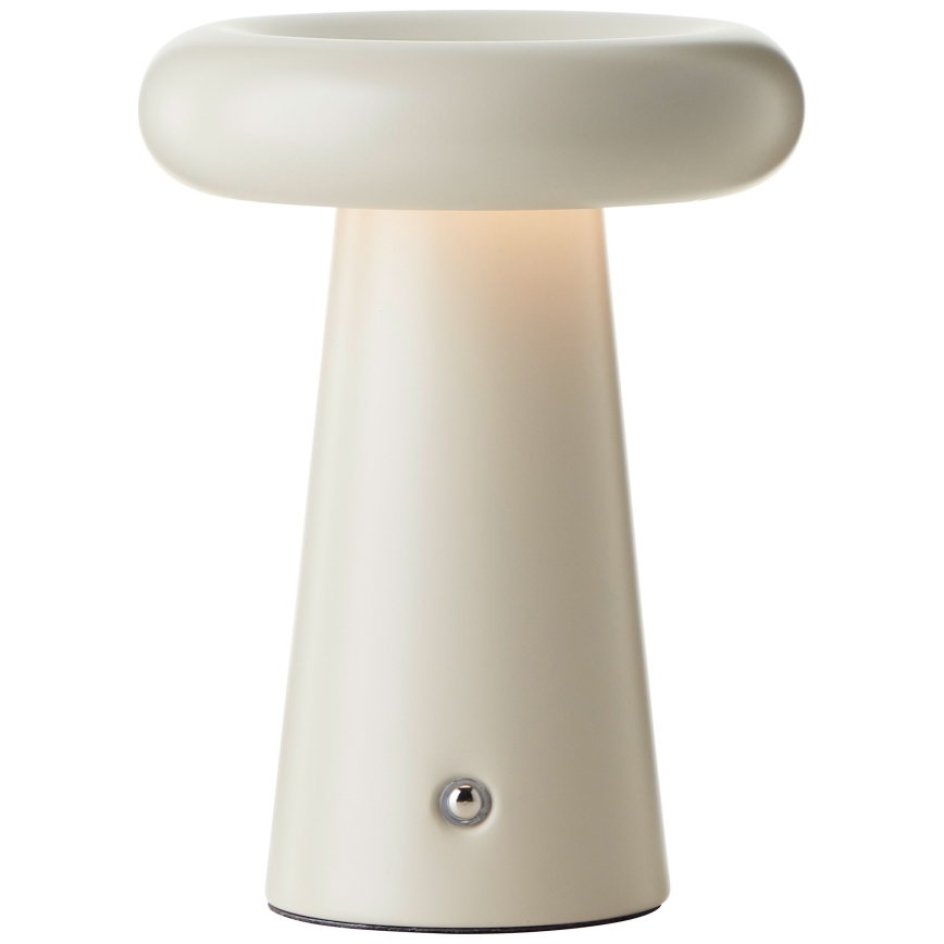 Brilliant - LED Stmívatelná dotyková stolní lampa MUFFIN LED/3W/5V USB IP44 krém