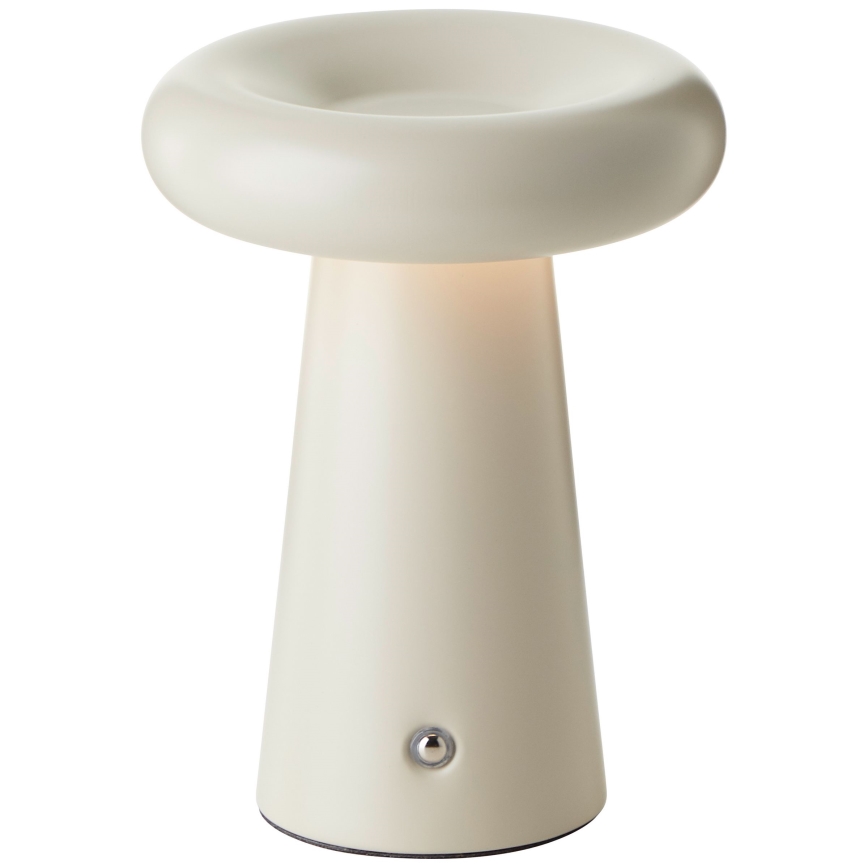 Brilliant - LED Stmívatelná dotyková stolní lampa MUFFIN LED/3W/5V USB IP44 krém