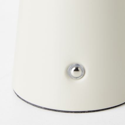 Brilliant - LED Stmívatelná dotyková stolní lampa MUFFIN LED/3W/5V USB IP44 krém