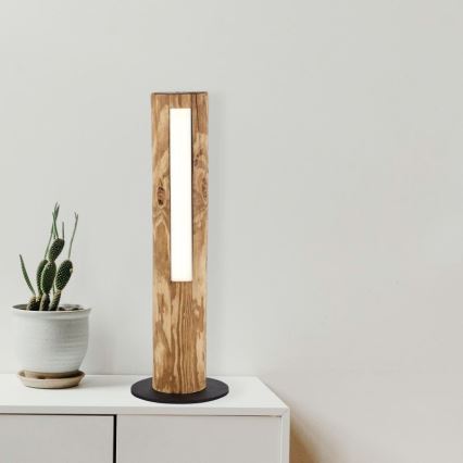 Brilliant - LED Stmívatelná dotyková stolní lampa ODUN LED/8W/230V borovice
