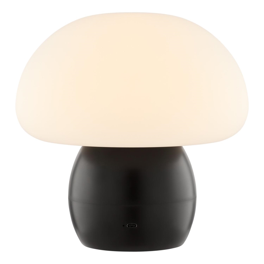 Brilliant - LED Stmívatelná nabíjecí dotyková stolní lampa DUPIS LED/2W/5V 2700K 1800 mAh černá