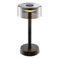 Brilliant - LED Stmívatelná nabíjecí dotyková venkovní stolní lampa RAZOR LED/2,5W/5V 2700K 2600 mAh IP44 černá
