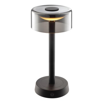 Brilliant - LED Stmívatelná nabíjecí dotyková venkovní stolní lampa RAZOR LED/2,5W/5V 2700K 2600 mAh IP44 černá