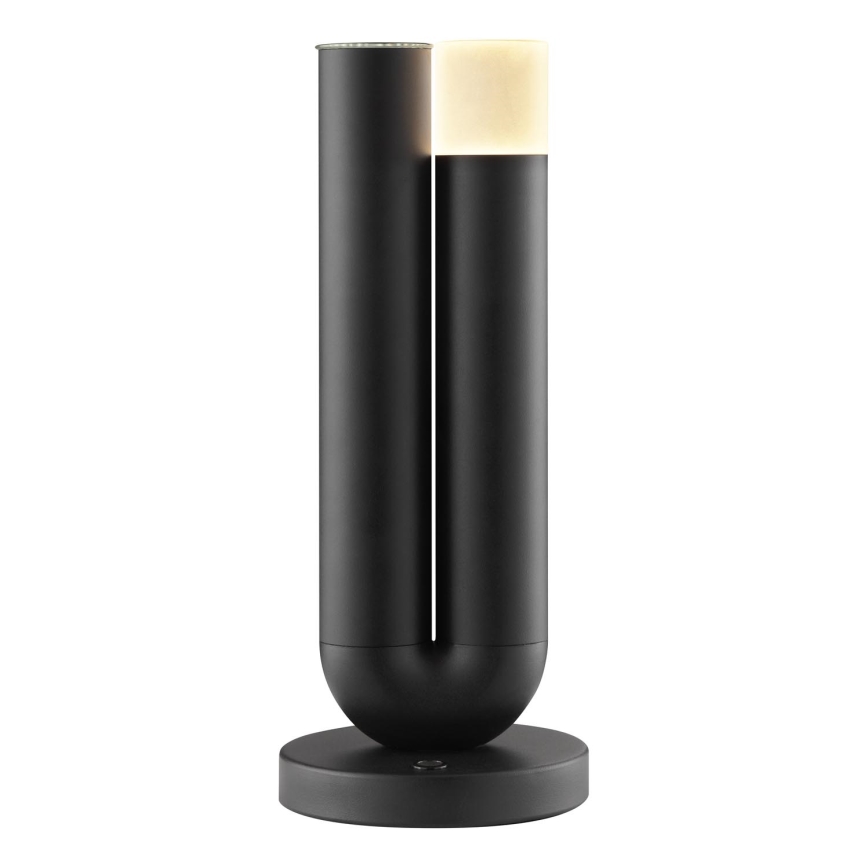 Brilliant - LED Stmívatelná nabíjecí dotyková venkovní stolní lampa SAYU LED/2,5W/5V 2700K 2600 mAh IP44 černá