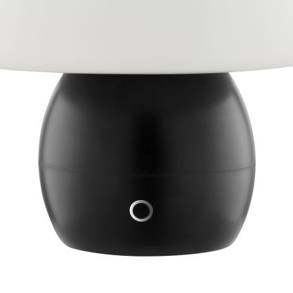 Brilliant - LED Stmívatelná nabíjecí dotyková stolní lampa DUPIS LED/2W/5V 2700K 1800 mAh černá