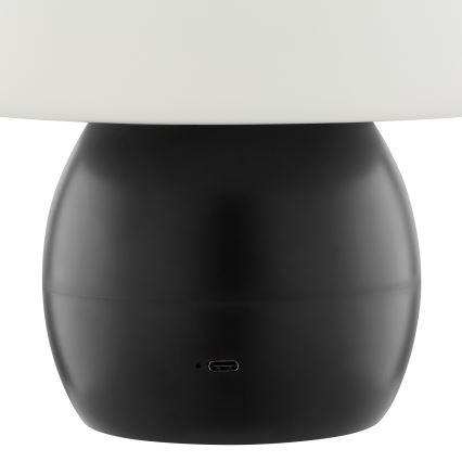 Brilliant - LED Stmívatelná nabíjecí dotyková stolní lampa DUPIS LED/2W/5V 2700K 1800 mAh černá