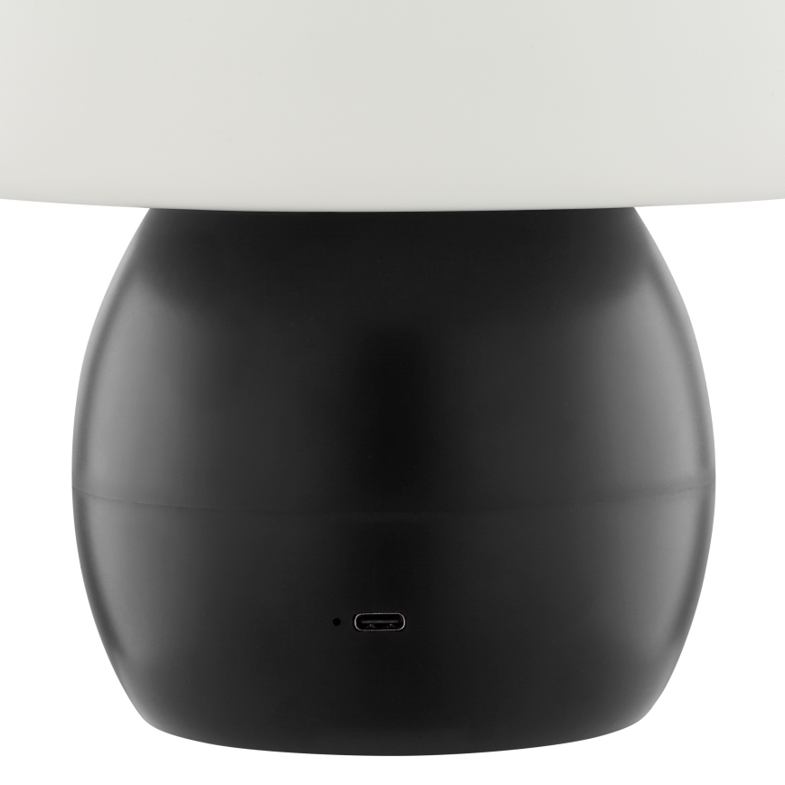 Brilliant - LED Stmívatelná nabíjecí dotyková stolní lampa DUPIS LED/2W/5V 2700K 1800 mAh černá