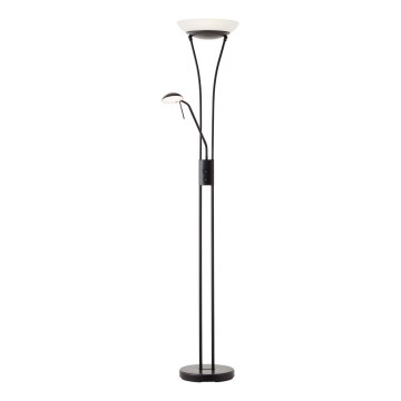 Brilliant - LED Stmívatelná stojací lampa FINN 2xLED/13W/230V černá