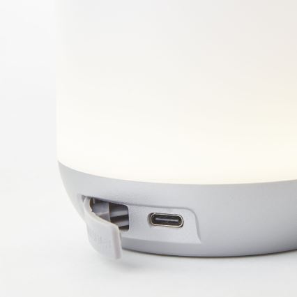 Brilliant - LED Stmívatelná venkovní stolní lampa GEMMA LED/1,9W/5V IP44 bílá