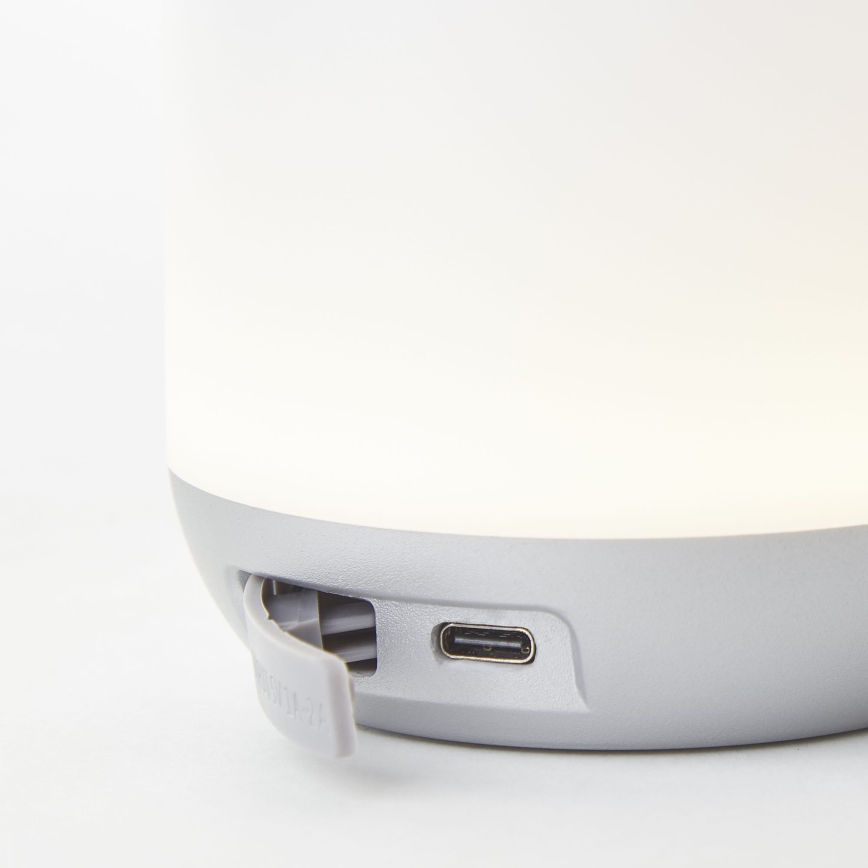 Brilliant - LED Stmívatelná venkovní stolní lampa GEMMA LED/1,9W/5V IP44 bílá